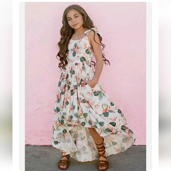 NWT Joyfolie Mia Joy Quinn Dress Palm Springs Floral 2T - Picture 3 of 10